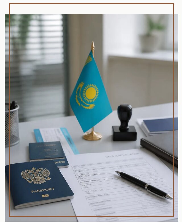 Оформление визы в Казахстан для поездки и работы в Чите